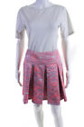 Nanette Lepore Womens Paisley Print Pleated A Line Skirt Multi Colored Size 6