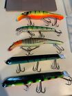 Lot Of Five Large Fishing Lures,  Suick, Famous Believer w/ Box
