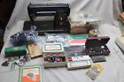 VINTAGE SINGER SEWING MACHINE  301, SLANT NEEDLE Tons of accessories