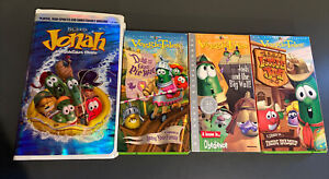 Veggie Tales VHS DUKE & the Great Pie War + others 3 Green Tape