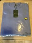 ⛳ NEW 2024 Masters Peter Millar Blue Stripe Golf Pullover Hoodie (Large) -- NWT