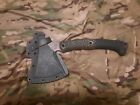 RMJ Tactical Outpost Wilderness Tomahawk 52100 Steel Dirty Olive Camo G10