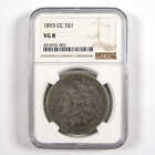 1893 CC Morgan Dollar VG 8 NGC 90% Silver $1 Coin SKU:I11094