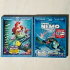 Disney Blu-Ray + DVD Lot of 2- Little Mermaid Diamond - Finding Nemo Collector's