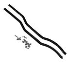 Stainless Steel Carbon Fiber Chassis Frame Rails For RC 1/10 Axial SCX10 Crawler