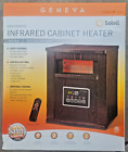Electric Cabinet Infrared Quartz Space Heater w/ Remote