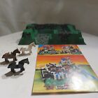 Lego Royal Knight's Castle 6090 - 1995 -Green Baseplate & Manual w/3 Horses