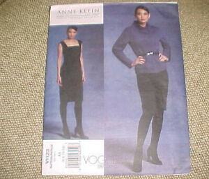 Vogue 2009 American Designer Anne Klein Dress Pattern V1123 - Size 6-12 - Uncut