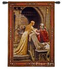 Medieval TAPESTRY Knight Lady GODSPEED Leighton - BS 53