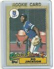 New ListingBO JACKSON ROOKIE CARD Baseball Kansas City Royals 1987 TOPPS FUTURE STARS RC!