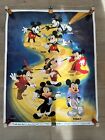 Walt Disney Vintage Poster Mickey Mouse “Generations” Through The Years  1986