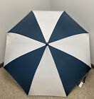 Golf Leighton Typhoon Navy/White 100% Nylon Automatic Open Umbrella, 64” W/Cover
