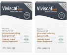 2 Pack Viviscal Men's Hair Growth Supplements Thicker & Fuller Hair 180 EXP 3/24