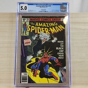 Amazing Spider-Man 194 CGC 5.0 Newsstand 1st Appearance Of Black Cat Comic Book