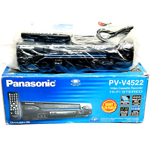 Panasonic PV-V4522 VHS Video Player Recorder - VCR - New Open Box - Never Used