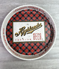 Vintage Highlander Beer Serving Tray Brewery Advertising Red Plaid