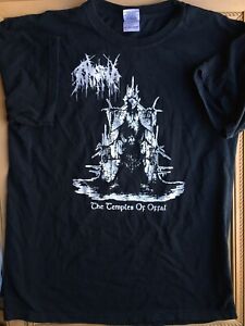 Vintage ABSU T-Shirt Temples of Offal demo occult black metal thrash melechesh