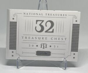 2021 National Treasures Prospect TREASURE Chest 32 Patch Booklet /99 TC32-PROS