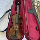 Vintage Cremona 4/4 Violin For Restore W/ Case Unstrung Now