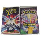 Lot of 2 Pokemon VHS Movies Pokemon the first movie and 2000 Clamshell have wear