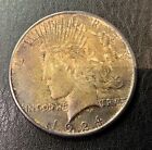 1924 P Peace Silver US $1 Dollar Coin Toned