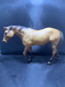 Vintage Breyer Buckskin Indian Pony with War Paint