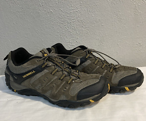 Merrell Men's Size 12 Moab Vent Low Hiking Shoe Boulder Toggle Laces *No Insoles