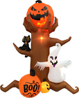 7ft Gemmy Airblown Inflatable Prototype Halloween Pumpkin Tree #228716