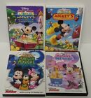 Lot of 4 Mickey Mouse Clubhouse DVD's Storybook Hunt Monster Musical Pet Salon
