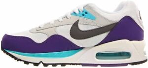 Nike Women's Air Max Correlate Shoes, White/Dark Grey Club Purple, 9