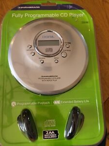 Durabrand CD-56 Programmable Personal Digital CD Player TESTED Silver