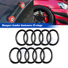 Bumper Fender Quick Release Fasteners Replacement Rubber Bands O-Rings 10pcs (For: 2009 Acura TSX)