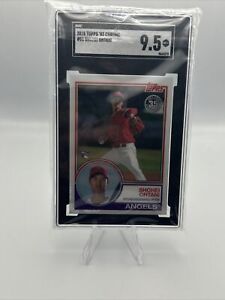 New Listing2018 Topps #51 Silver Pack Shohei Ohtani RC 1983 Chrome Refractor SGC 9.5 Rookie