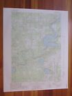 Croton Michigan 1985 Original Vintage USGS Topo Map