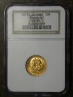 Gold 1873A Germany 10M Prussia - NGC MS65