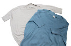 LOT of 2 CAbi Size Small Short Sleeve Oversized Lightweight Sweater Top Blouse