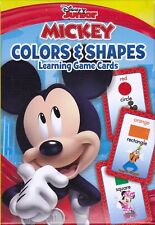 Cards Learning DISNEY MICKEY MOUSE Colors & Shapes Flash Game Deck S2