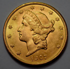 1907-P  Liberty Head $20 Twenty Dollar Gold US Coin High Grade Bullion!