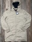 NEW Large Men’s Robe Di Kappa Lined Zip Hooded Coat Parka Jacket MADE IN ITALY!