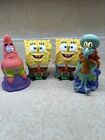 Vintage Talking SpongeBob Lot with Patrick and Squidward 2000 Not tested