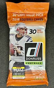 2018 Donruss Football Fat Pack Cello Value Pack! Quantity Available!