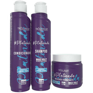 Blonde Hair Maintenance Shampoo Conditioner Mask - Hair Care Platinum by Troia