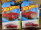 Hot Wheels Pair Of Red Toyota AE86 Sprinter Trueno-Two Cars, $9 Free Shipping!
