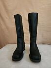 Frye Pull-on Black Knee-High Leather Boots Size 8.5 Medium. 15