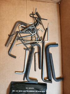 Antique Vintage Large Lot of Allen type wrenches  variety of sizes