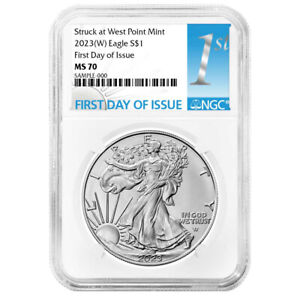 2023 (W) $1 American Silver Eagle NGC MS70 FDI First Label