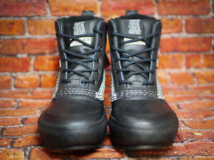 VANS Cole Navin Standard Mid MTE Snow Boots Mens Sz 11 Black Reflective Gray NEW