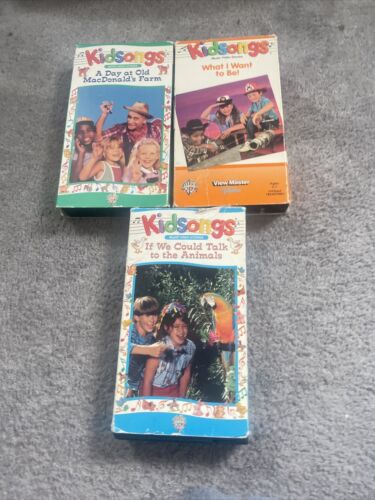 Kidsongs VHS lot