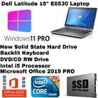 New ListingDell Latitude E6530_Windows 11💥New 256GB SSD_i5💥BACKLIT_DVD + Office 2019