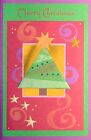 Festive MERRY CHRISTMAS Card, Embossed Tree by Premium Greetings + Envelope